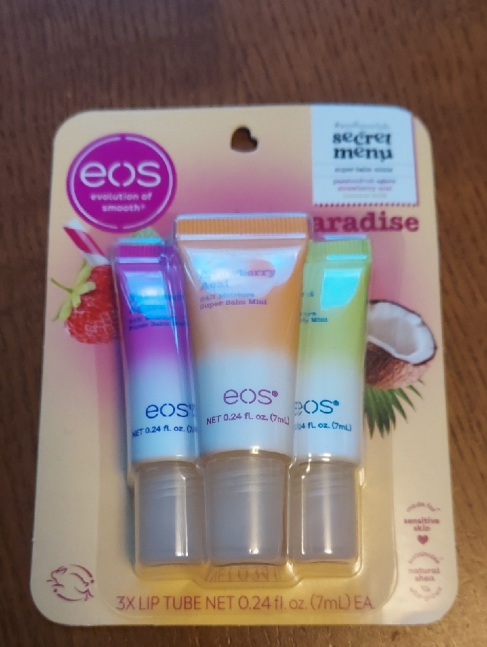 eos Mini Lip Balm Tubes - 3 Pack